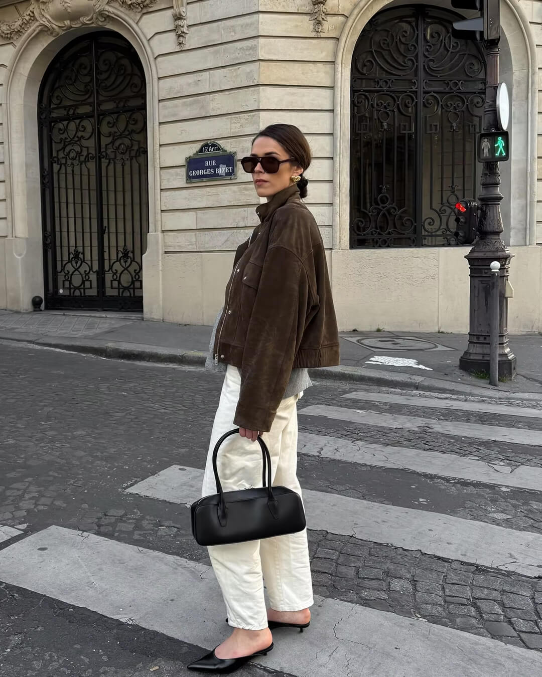 ZEYA - Laura Suede Bomber Jacket