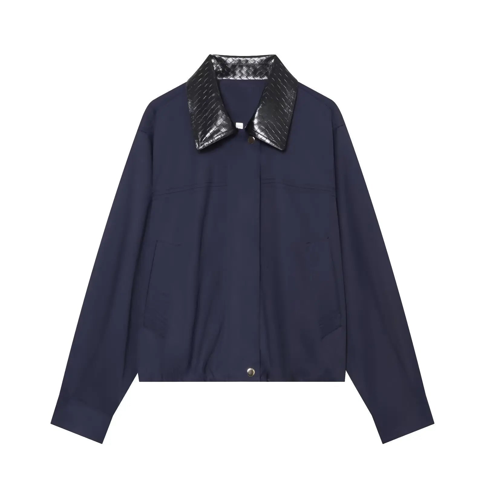ZEYA - Layla Contrast Collar Bomber Jacket