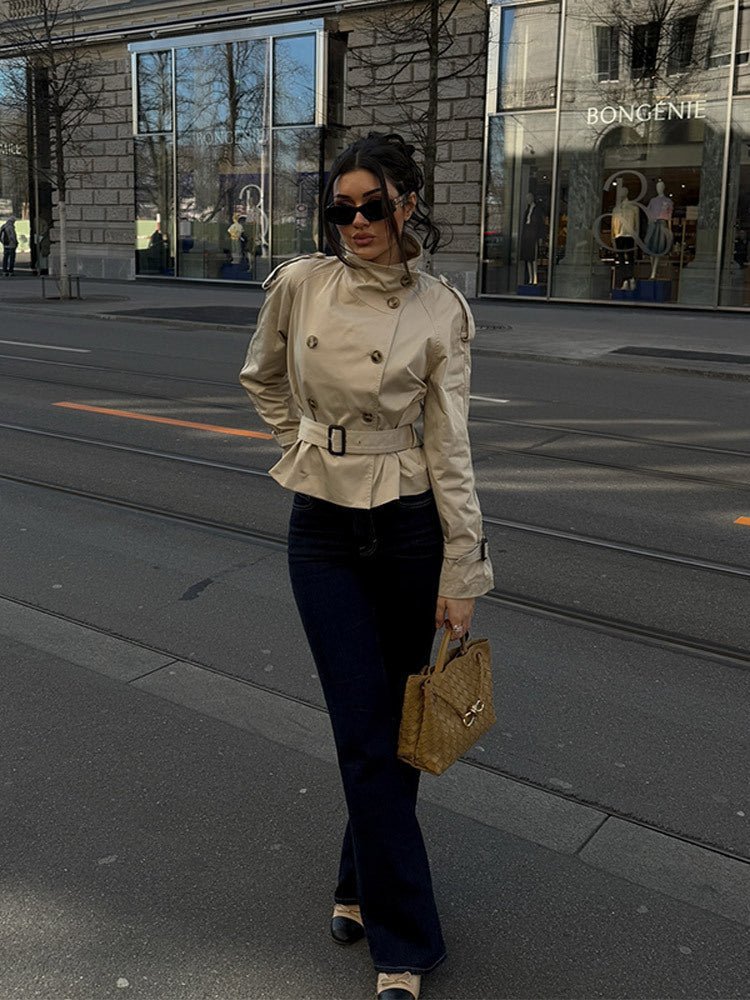 ZEYA - Lindy Cropped Trench Coat