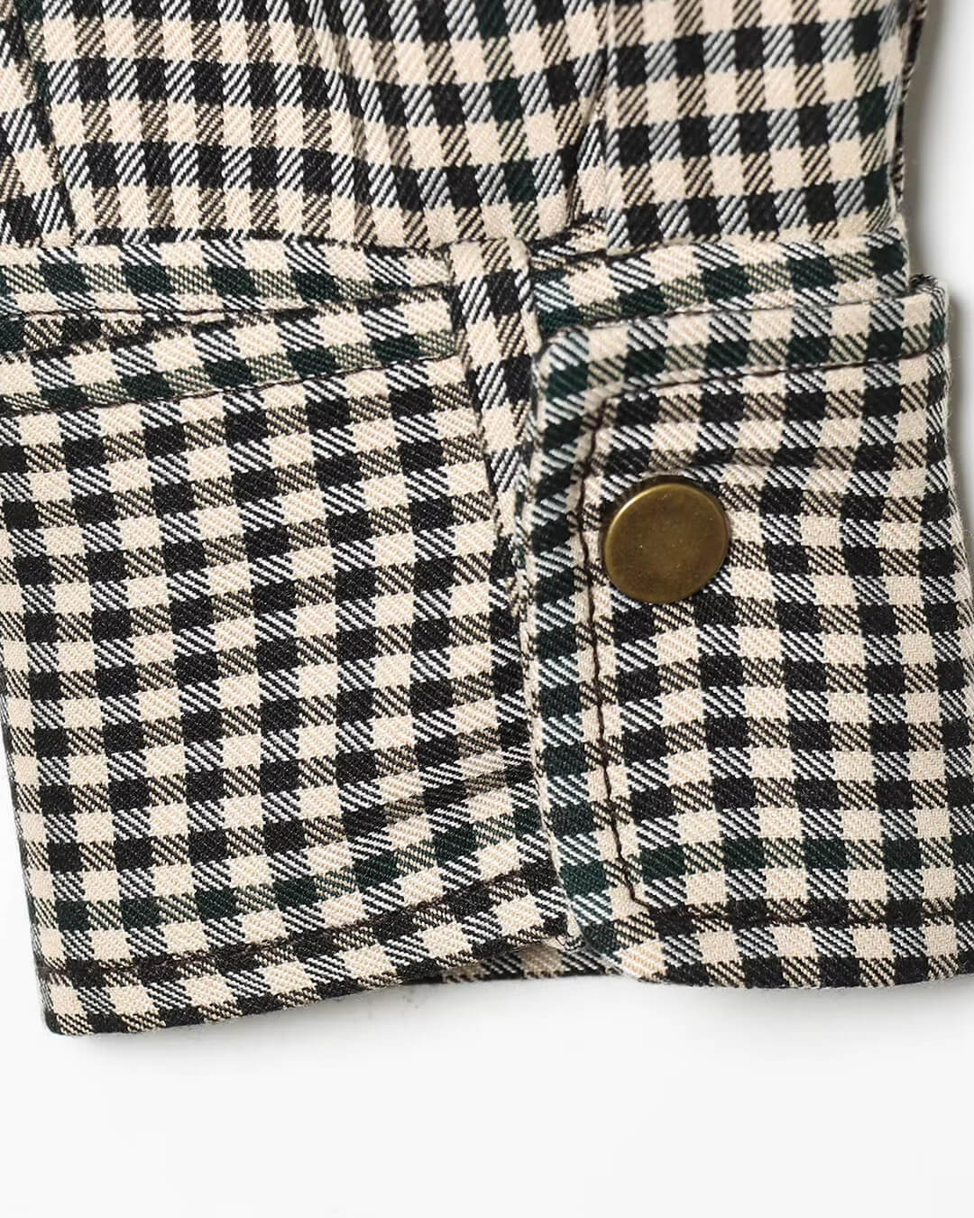 ZEYA - Lisa High Neck Checked Bomber Jacket