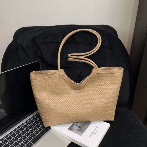 ZEYA - Lisa Textured Weave Handbag