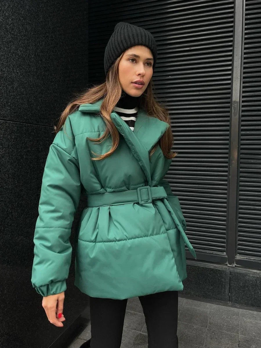 ZEYA - Lou Belted Puffer Jacket