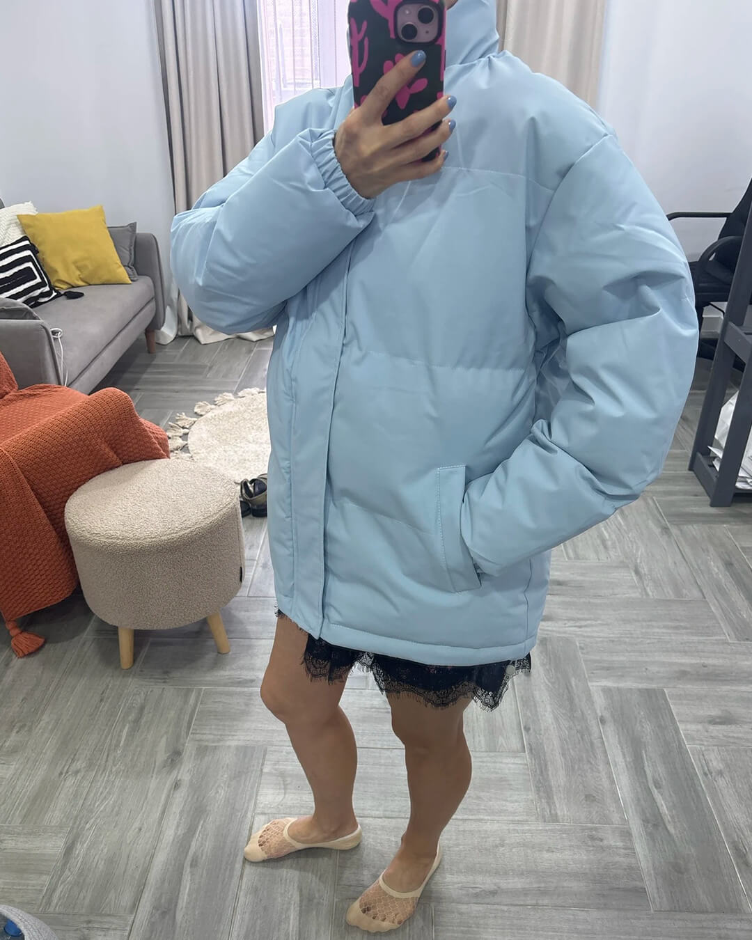 ZEYA - Luella Weatherproof Stand Collar Puffer Jacket