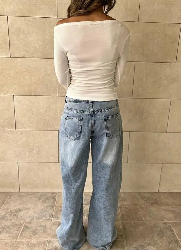 ZEYA - Maddy Off - Shoulder Long Sleeve Top