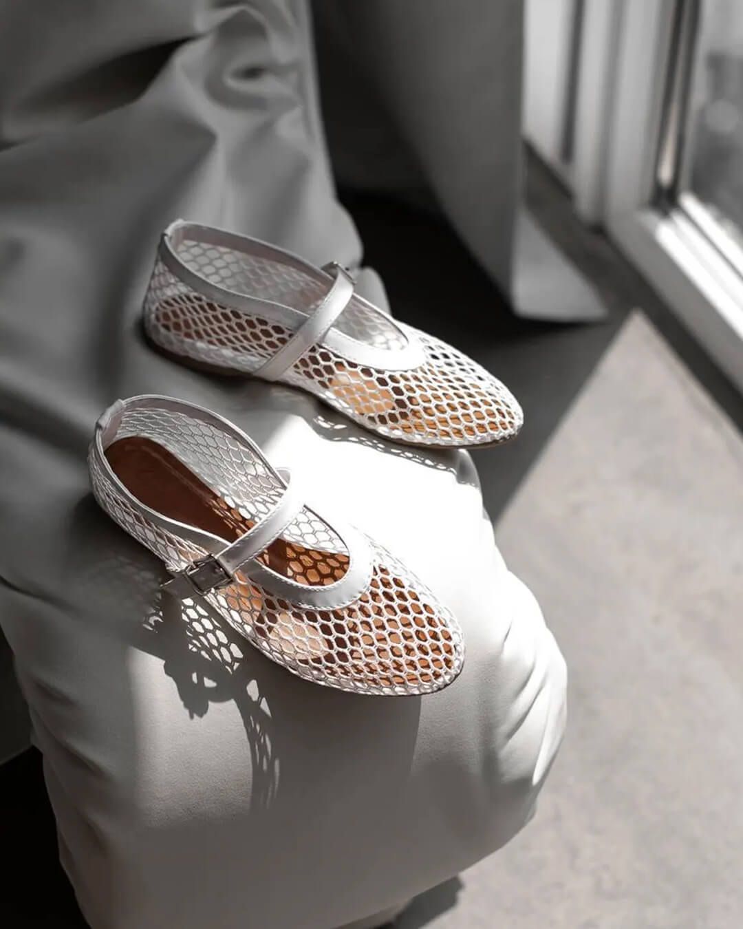 ZEYA - Margaret Mesh Ballet Flats