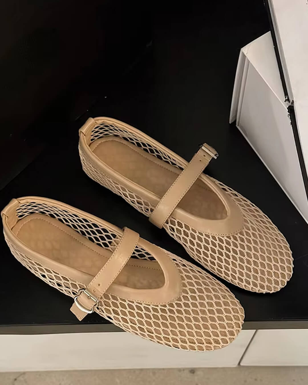 ZEYA - Margaret Mesh Ballet Flats