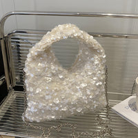 Emilia Sequin Evening Shoulder Bag