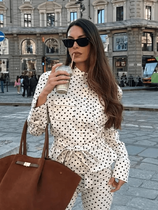 ZEYA - Marianne Polka Dot Capri Set