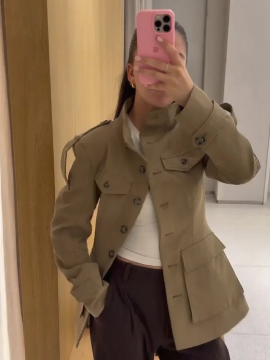 ZEYA - Melina Slim Fit Trench Coat