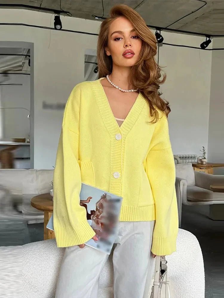 ZEYA - Melissa Elegant V Neck Cardigan