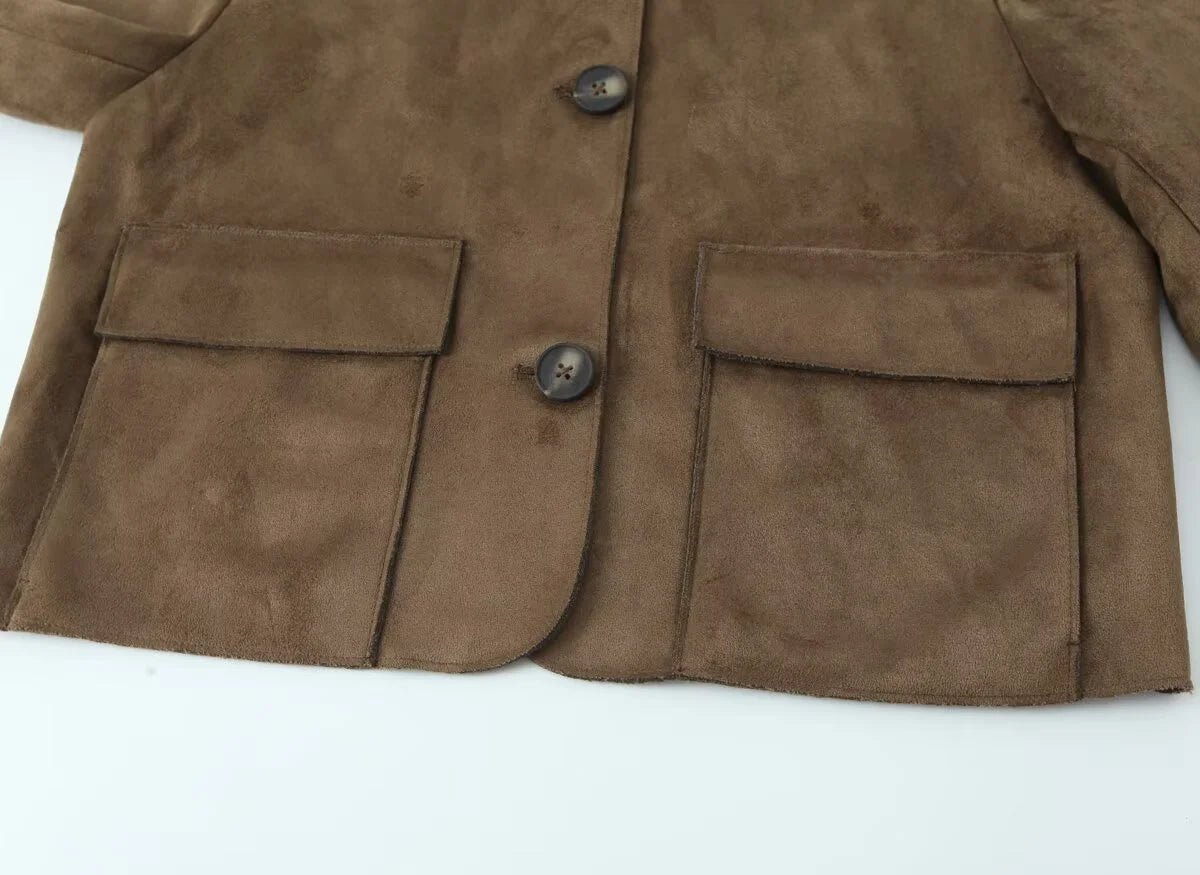 ZEYA - Melissa Suede Blazer Jacket