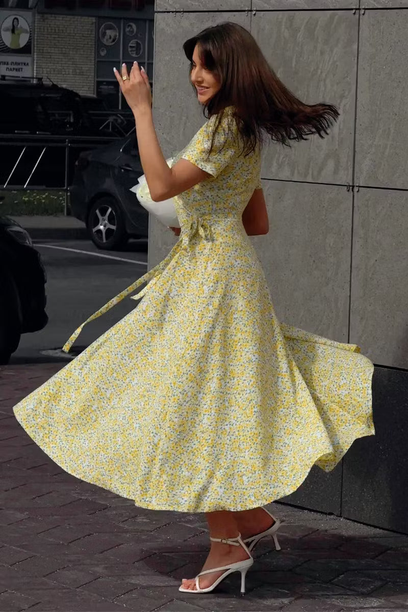Miranda Floral Wrap Dress