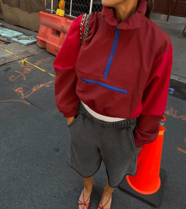 ZEYA - Miranda Half-Zip Windbreaker Jacket