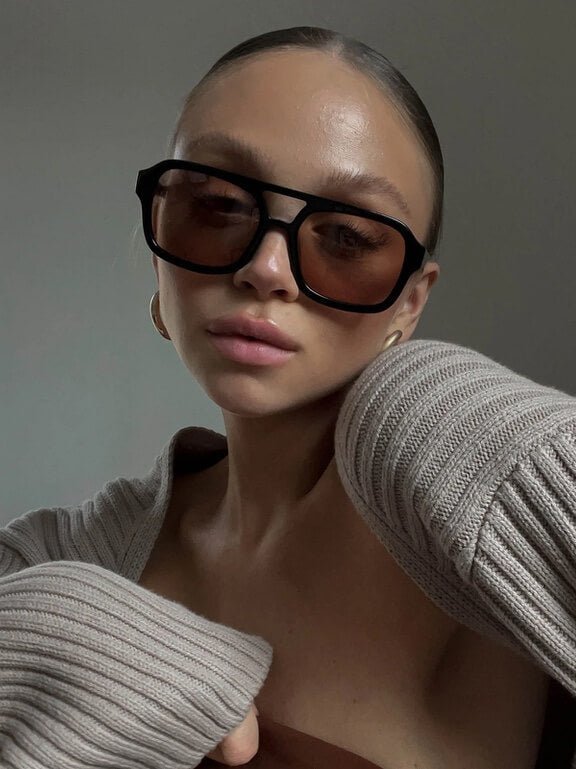 ZEYA - Monica Oversized Cat-Eye Sunglasses
