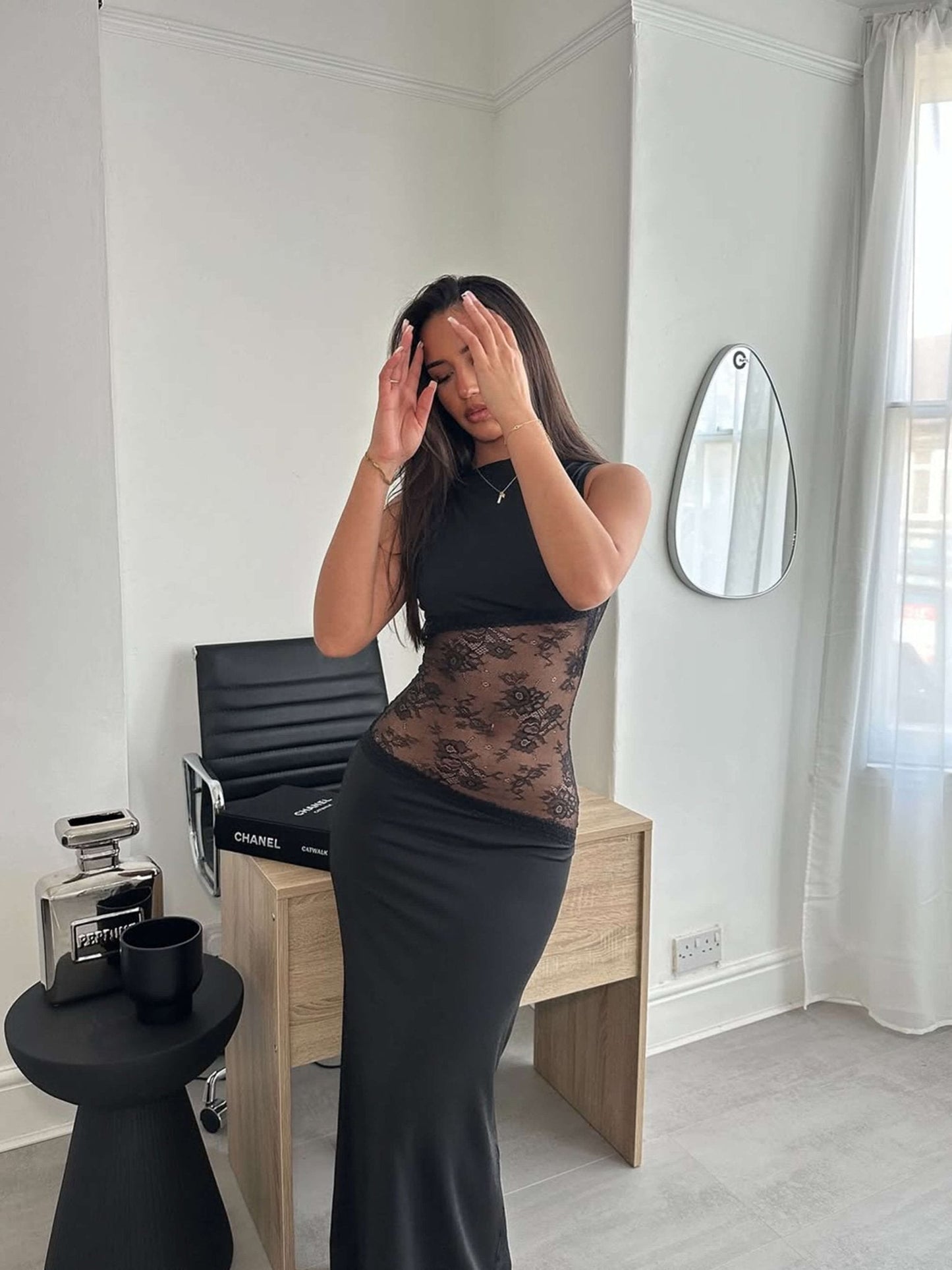 ZEYA - Nancy Maxi Dress with Lace Details