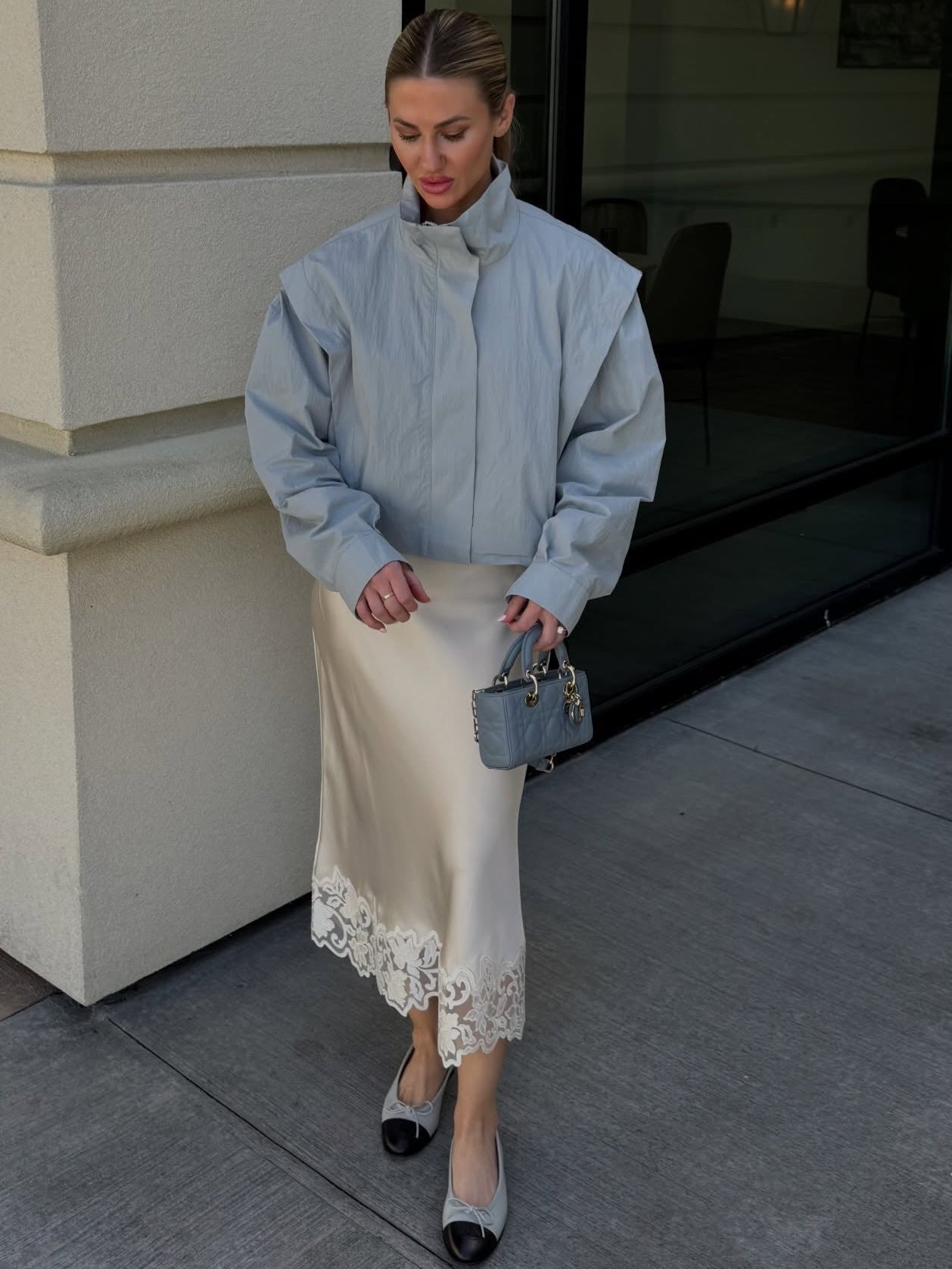 ZEYA - Natalie Cropped Windbreaker Jacket