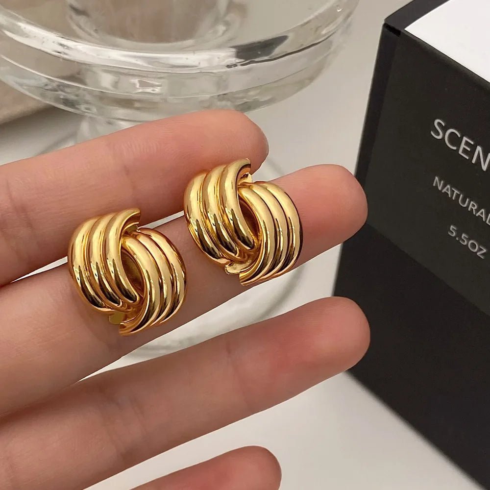 ZEYA - Noemi Three-Layer Earrings