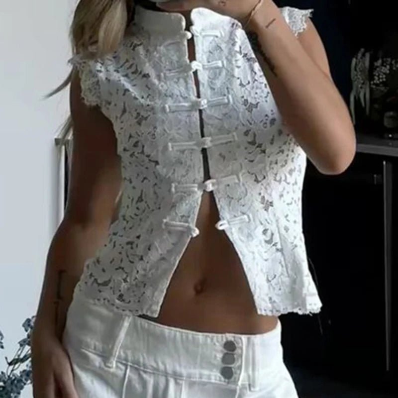 ZEYA - Odette Sleeveless Lace Top