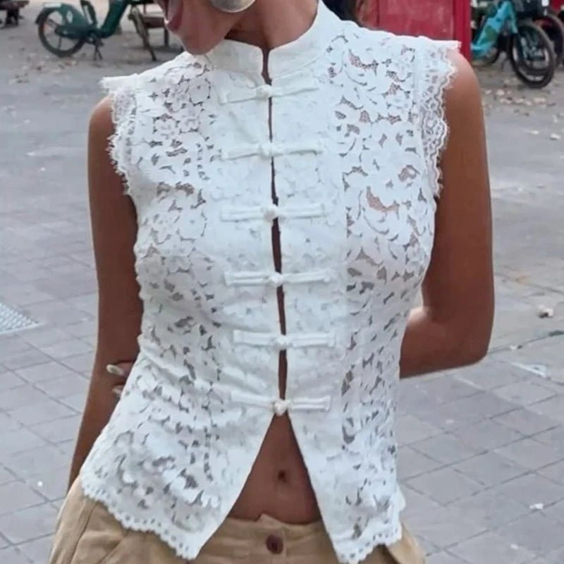 ZEYA - Odette Sleeveless Lace Top