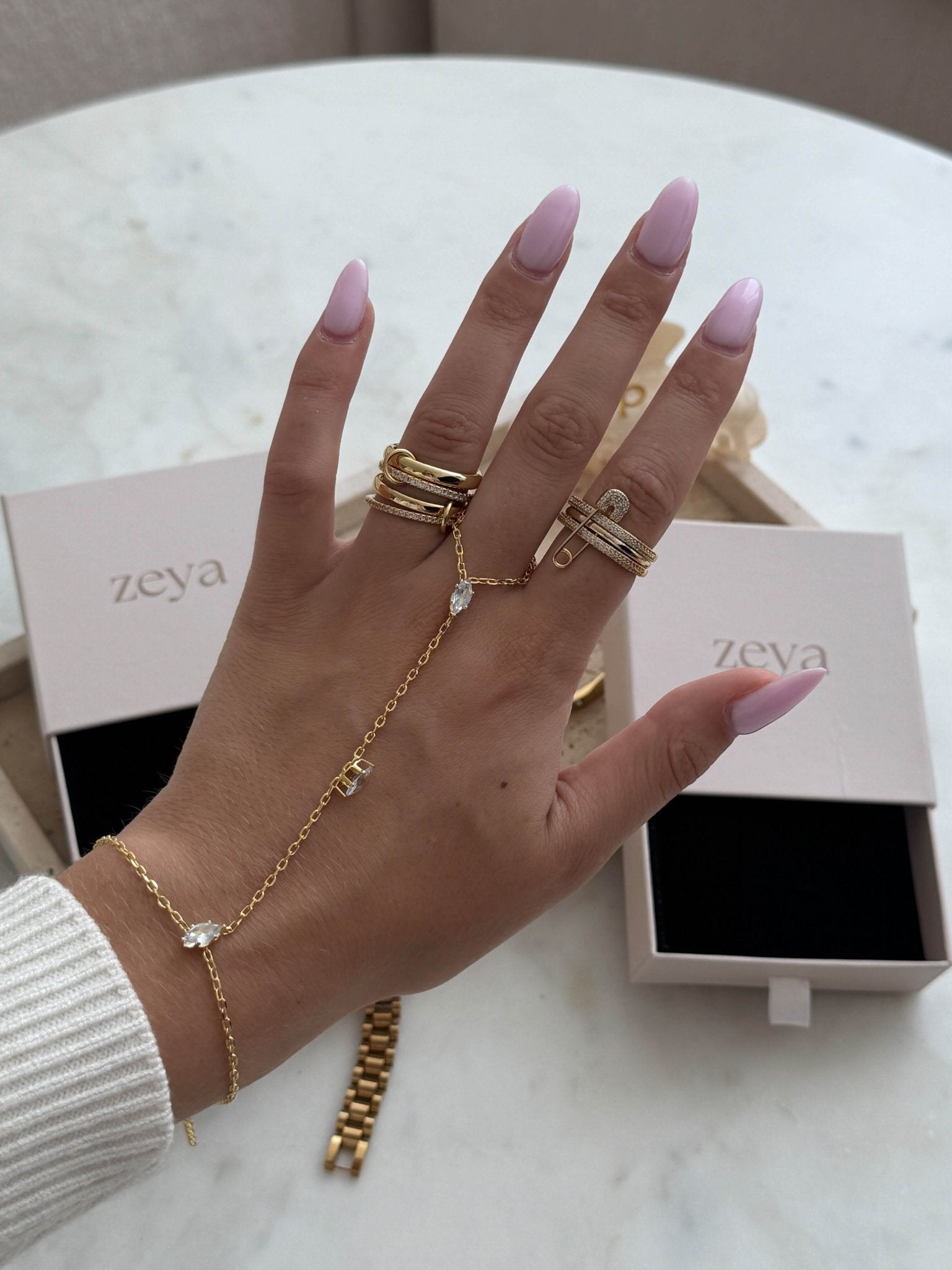 ZEYA - Paloma sparkling Ring