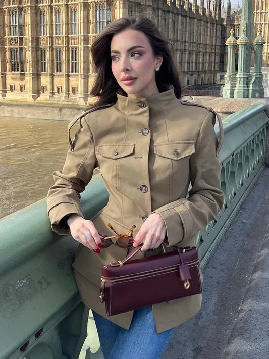 ZEYA - Phoebe Fitted High Neck Jacket