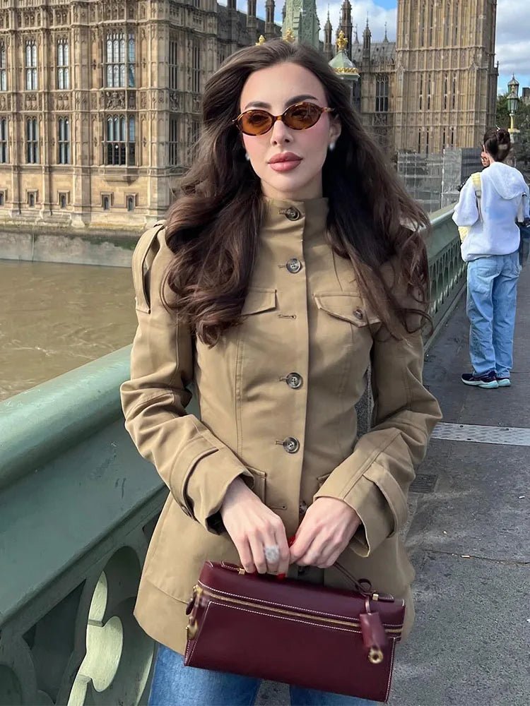 ZEYA - Phoebe Fitted High Neck Jacket