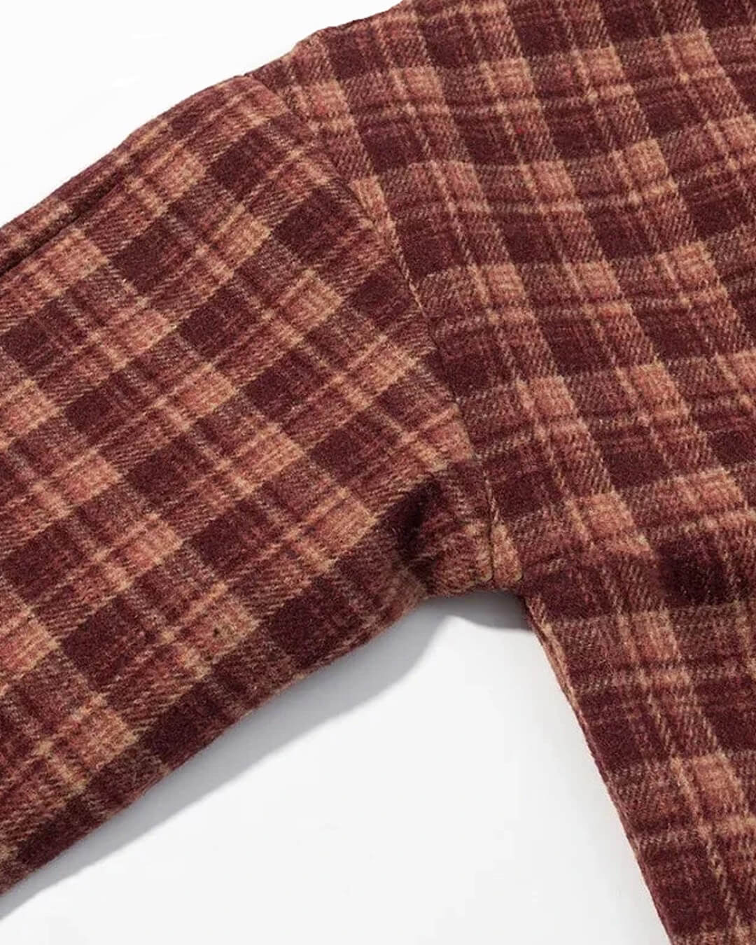 ZEYA - Rachel Plaid Stand Collar Coat