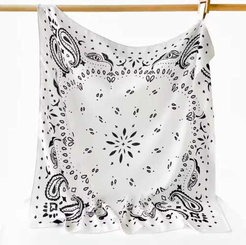 Reese Paisley Knitted Bandana Scarf