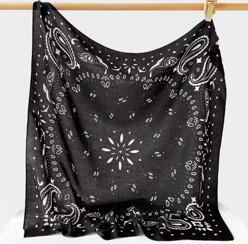 Reese Paisley Knitted Bandana Scarf