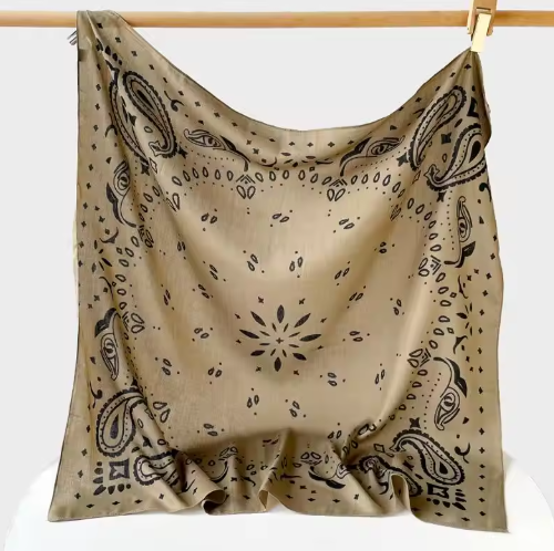 Reese Paisley Knitted Bandana Scarf
