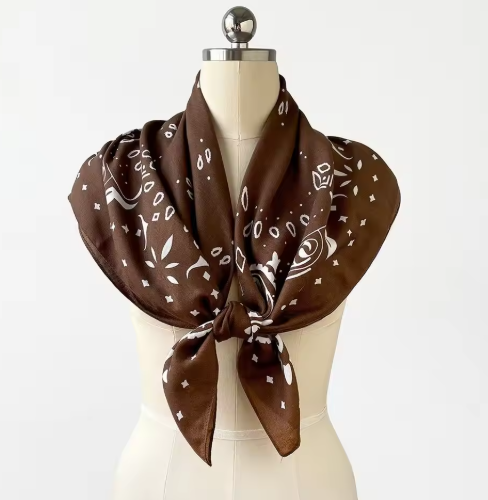 Reese Paisley Knitted Bandana Scarf