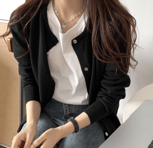 ZEYA - Ruth Button Front Knit Cardigan