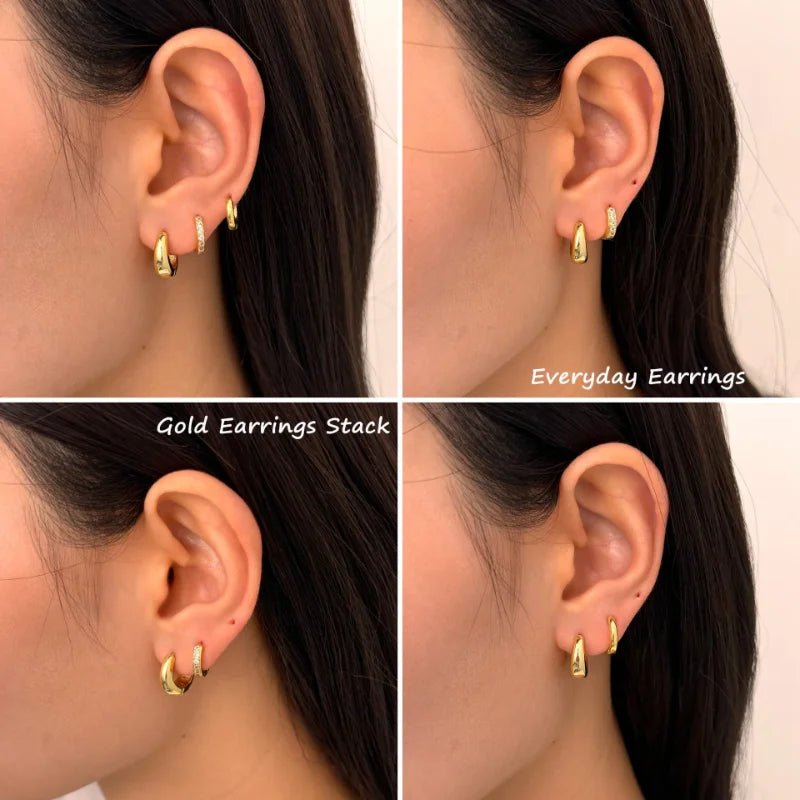 ZEYA - Sabel Hoop Earrings Set