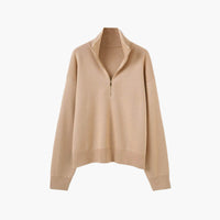 Sabrina Half-Zip Knit Sweater