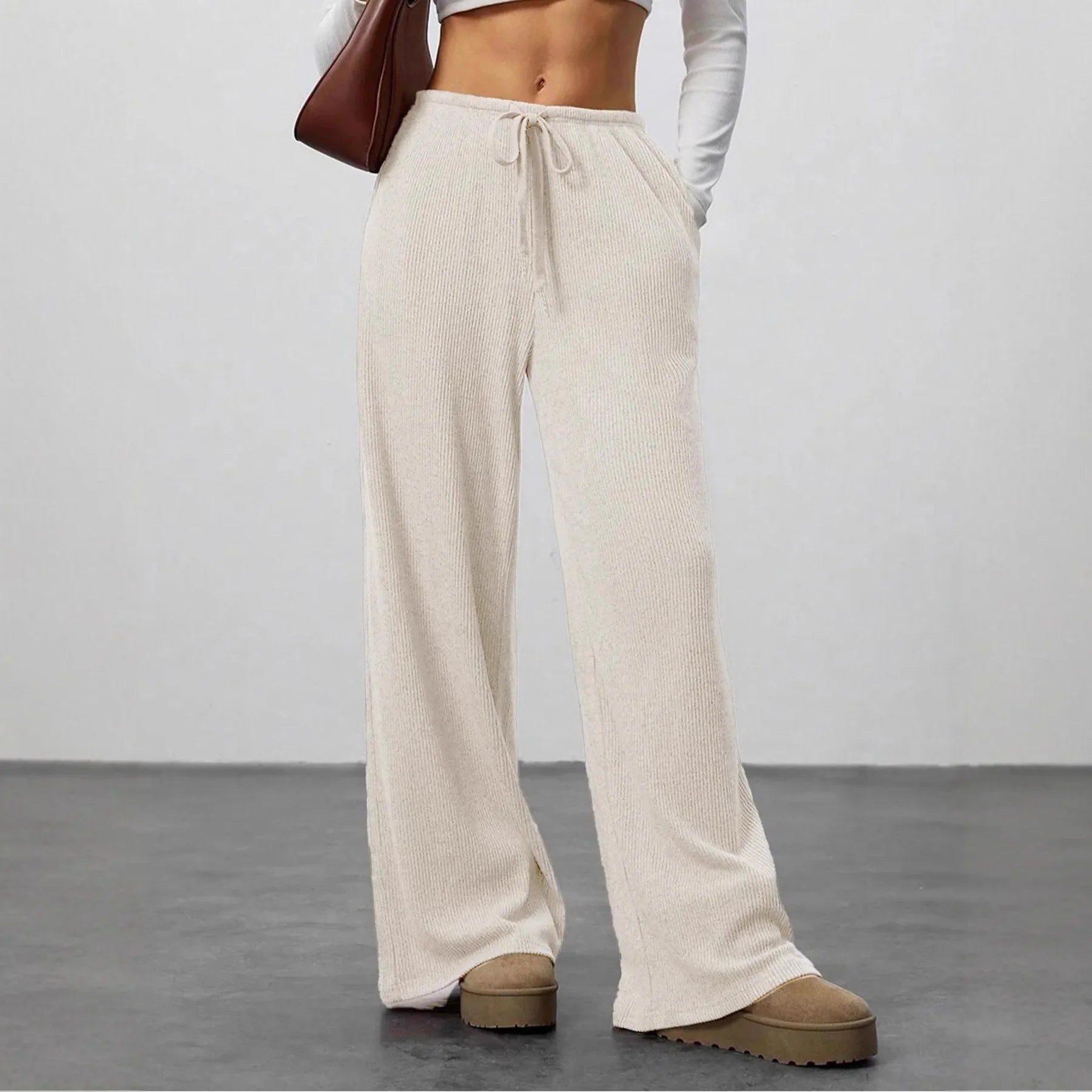ZEYA - Samantha Wide Leg Knit Pants