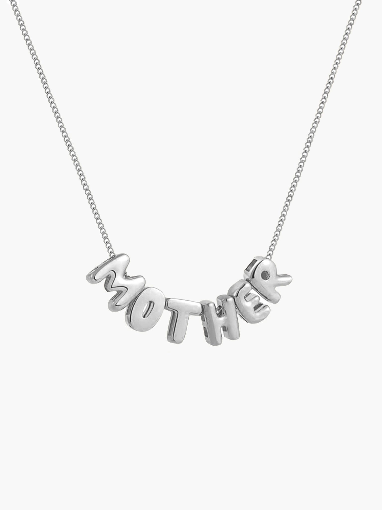 ZEYA - Shane Name Necklace - Custom 3D Bubble Letter Pendant for Women