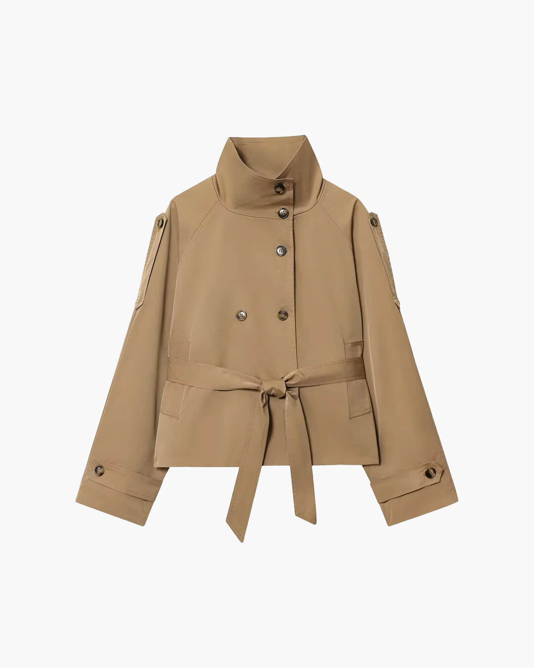 ZEYA - Sofia Cropped Trench Coat