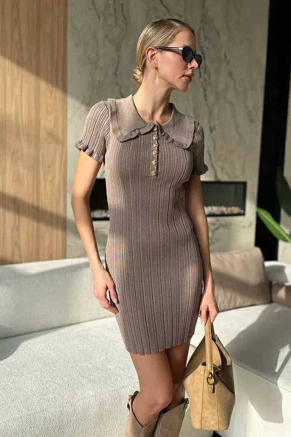 Sophia Cable-Knit Sweater Dress