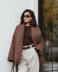 Stassy Tie-Belt Coat