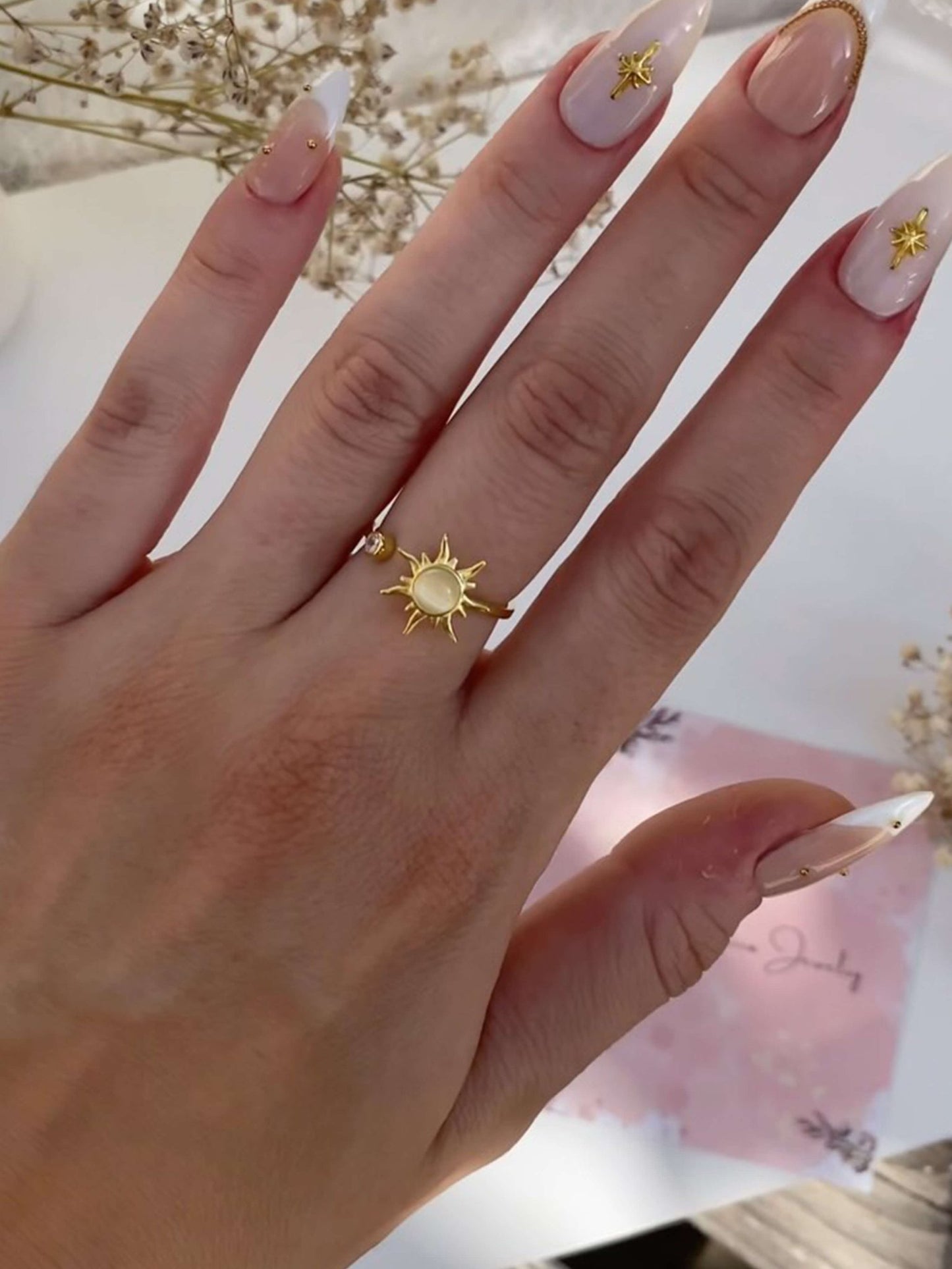 ZEYA - Sun Spinner Ring