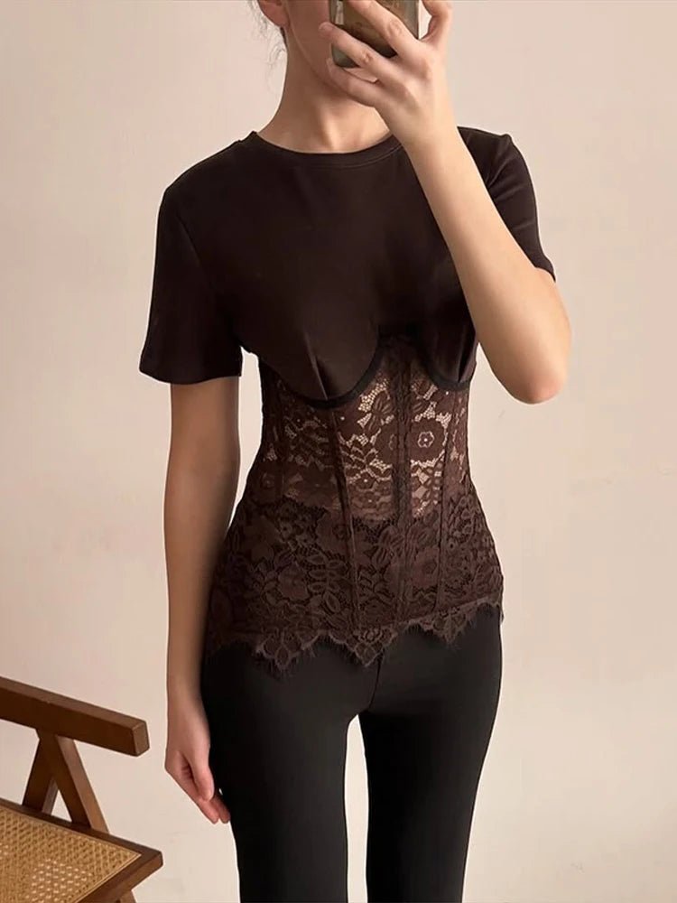 ZEYA - Suzette Lace Corset Top