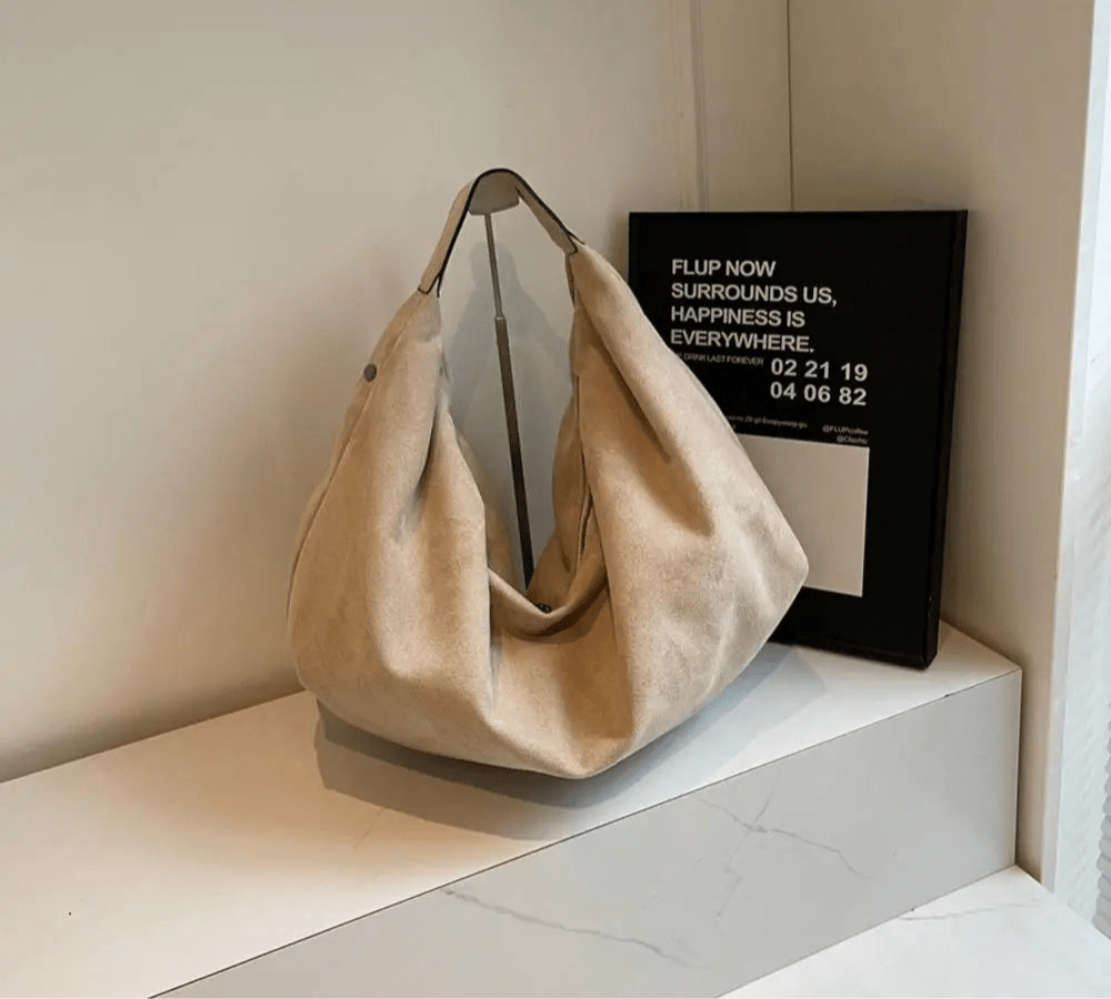 ZEYA - Sylvie Suede Hobo Handbag