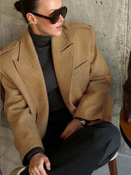Tatiana Blazer with Shoulder Pads