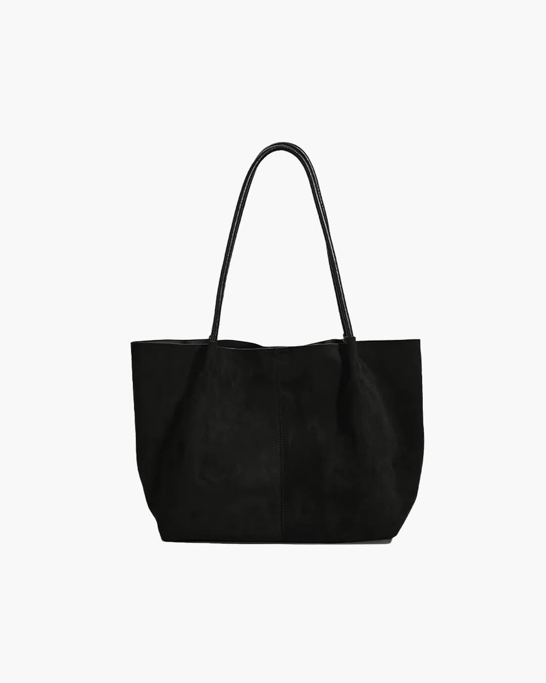 ZEYA - Tessa Suede Tote Bag with Pouch