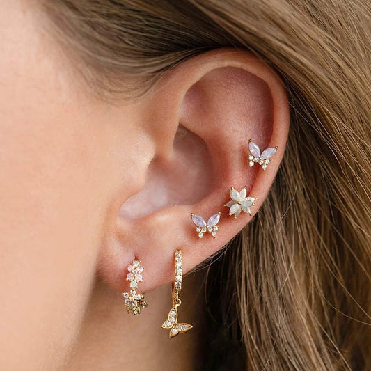 ZEYA - Vanessa Butterfly Piercing Set