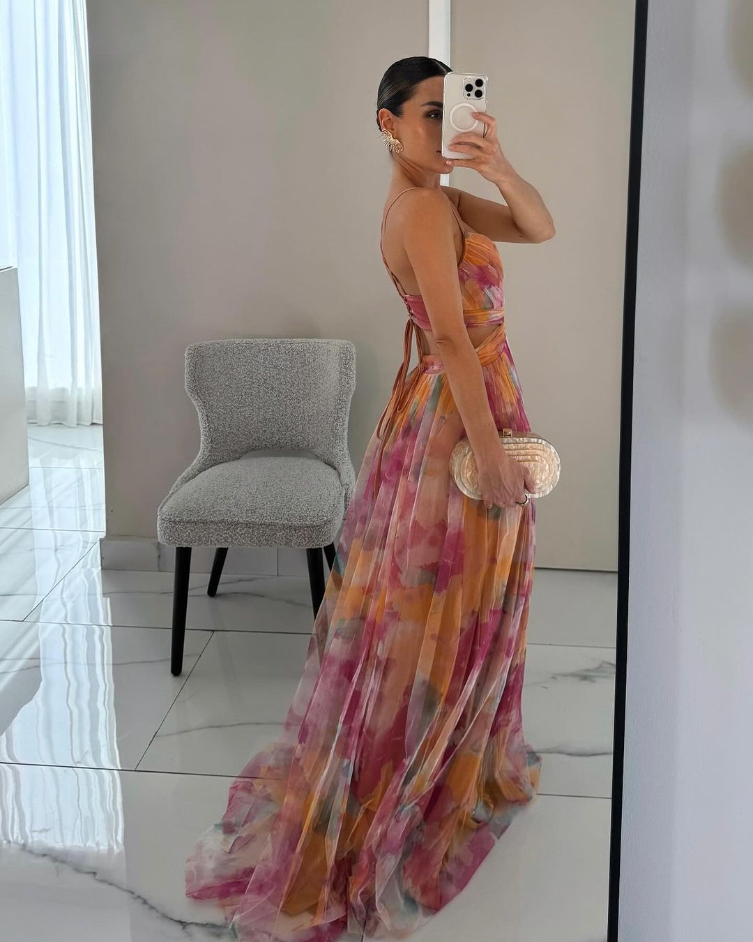 ZEYA - Vivien Floral Tulle Maxi Dress