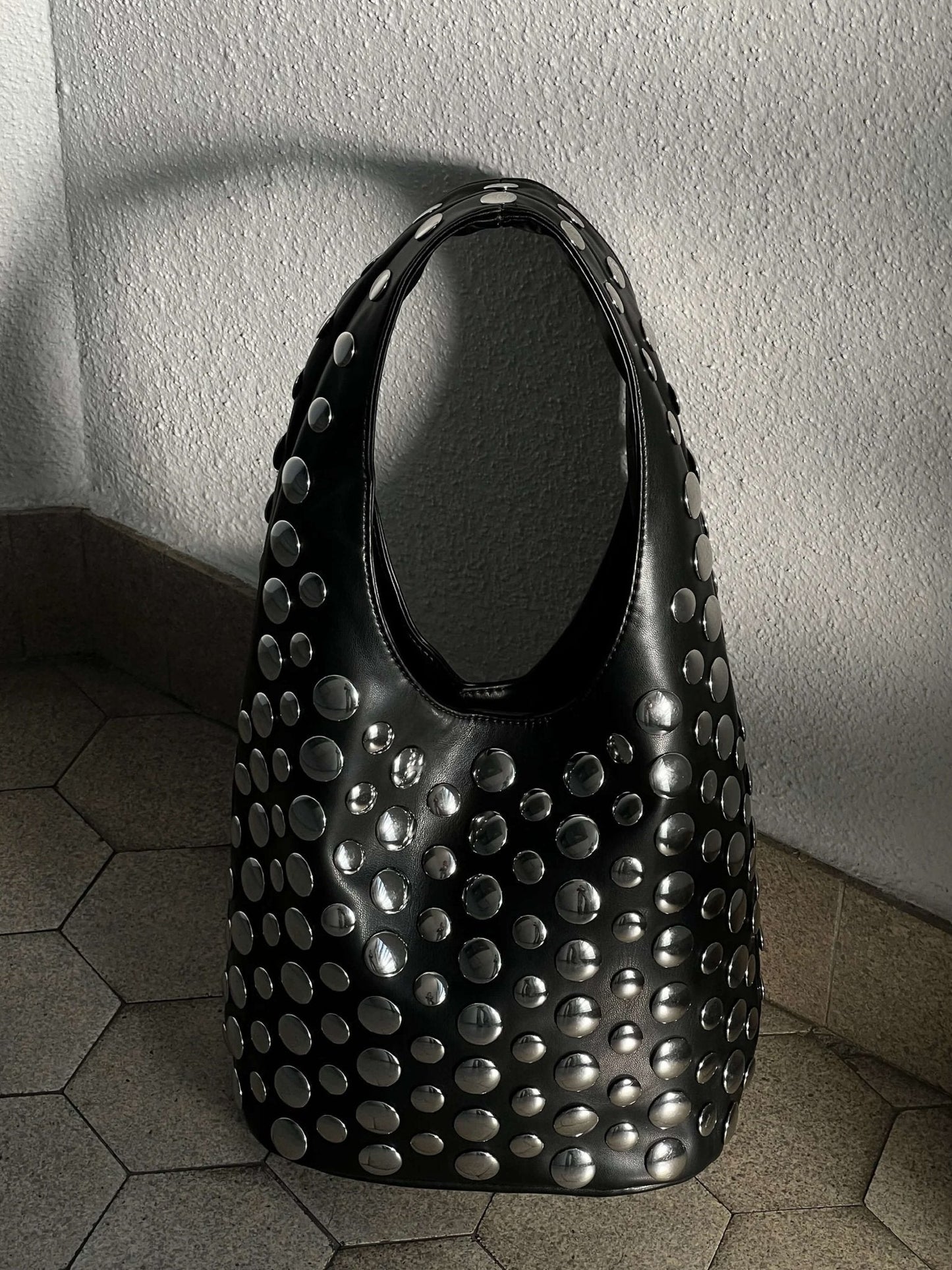 ZEYA - Zinnia Studded Bucket Bag